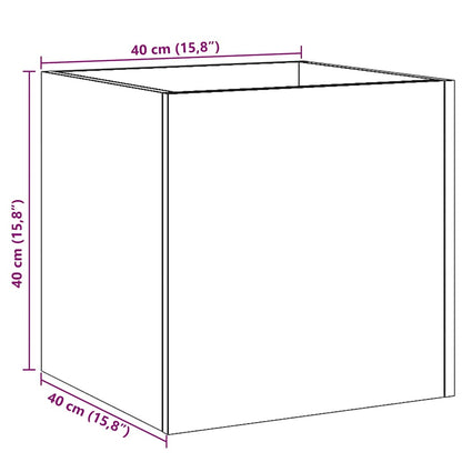 vidaXL Jardinière chêne artisanal 40x40x40 cm bois d'ingénierie