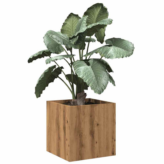 vidaXL Jardinière chêne artisanal 40x40x40 cm bois d'ingénierie