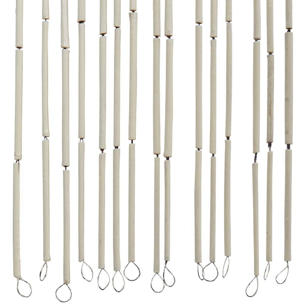 VidaXL Rideau anti-insectes imprimé en bambou 90 x 220 cm