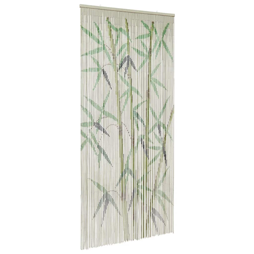 VidaXL Rideau anti-insectes imprimé bambou 100x200 cm