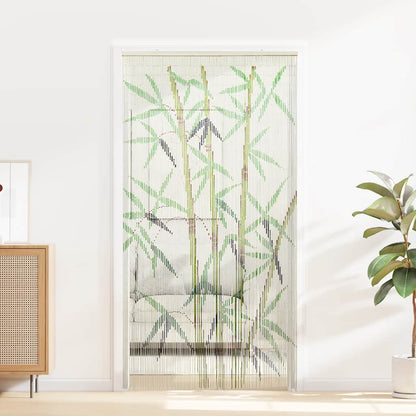 VidaXL Rideau anti-insectes imprimé bambou 100x200 cm