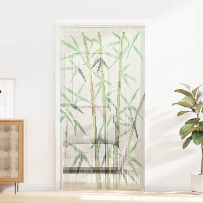 VidaXL Rideau anti-insectes imprimé 100x220 cm bambou