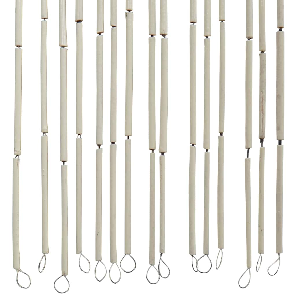 VidaXL Rideau anti-insectes imprimé 100x220 cm bambou