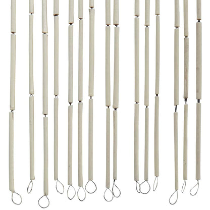 VidaXL Rideau anti-insectes imprimé 100x220 cm bambou