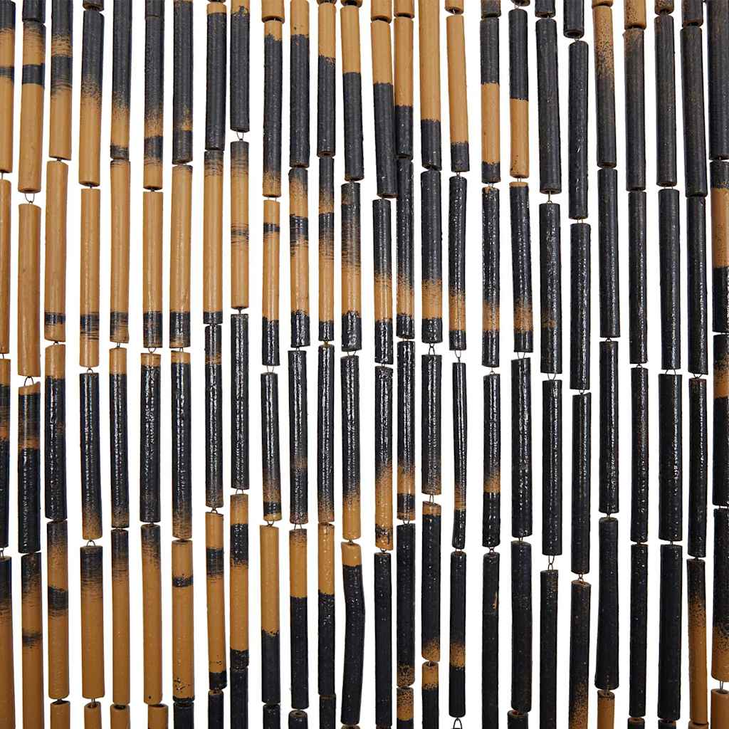 VidaXL Rideau anti-insectes imprimé palmier 100x220 cm bambou