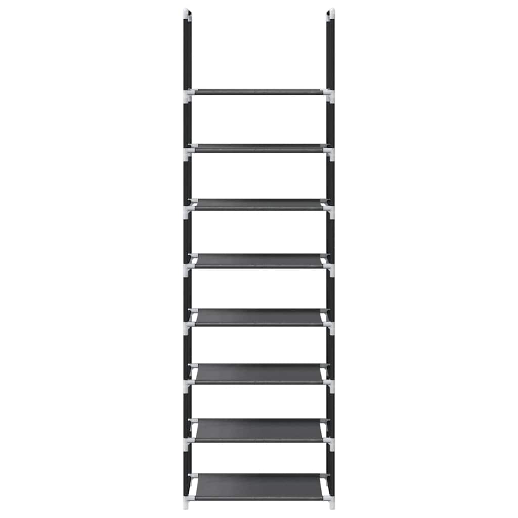 vidaXL Étagère à chaussures 8 niveaux 44x28x145 cm tissu non-tissé