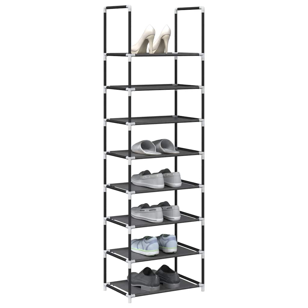 vidaXL Étagère à chaussures 8 niveaux 44x28x145 cm tissu non-tissé