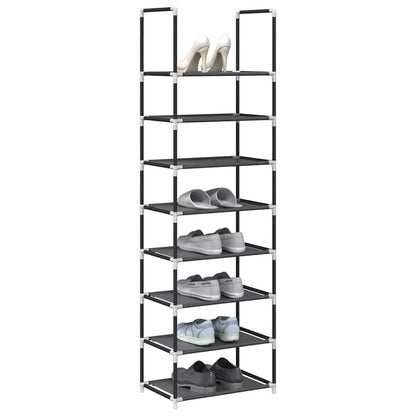 vidaXL Étagère à chaussures 8 niveaux 44x28x145 cm tissu non-tissé