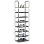 vidaXL Étagère à chaussures 8 niveaux 44x28x145 cm tissu non-tissé