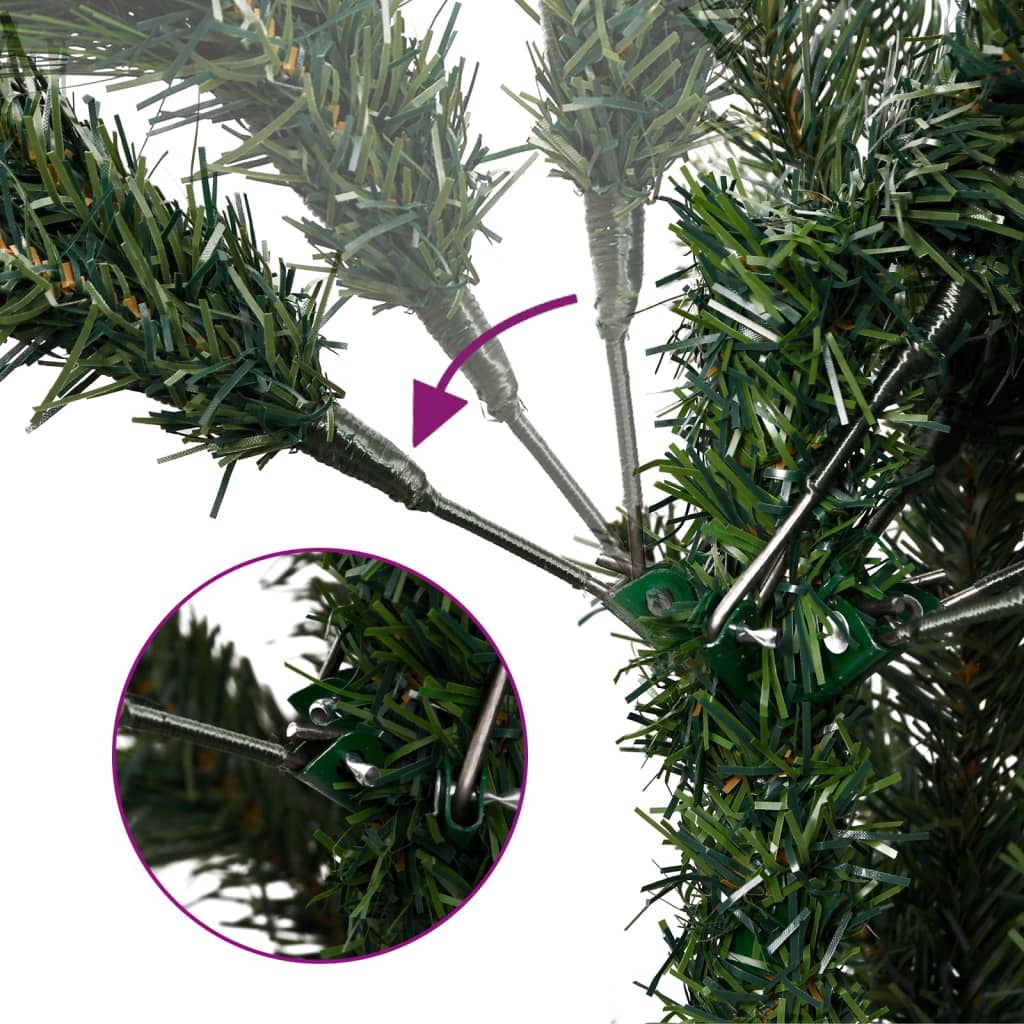 vidaXL Sapin de Noël artificiel 300 LED 240 cm