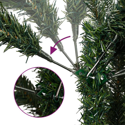 vidaXL Sapin de Noël artificiel 300 LED 240 cm