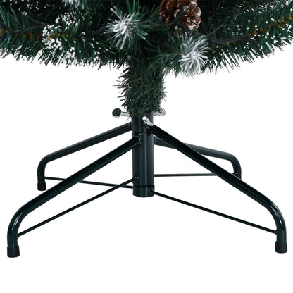 vidaXL Sapin de Noël artificiel mince 300 LED 180 cm