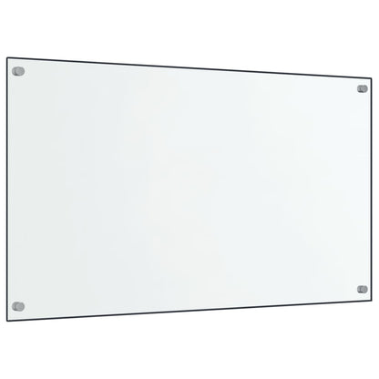 vidaXL Dosserets de cuisine 2 pcs transparent 70x50 cm verre trempé