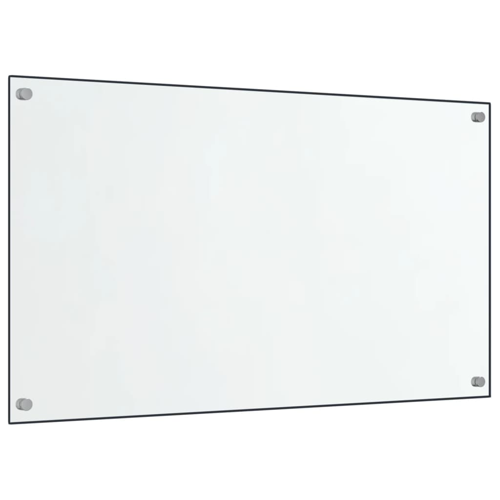vidaXL Dosserets de cuisine 2 pcs transparent 70x60 cm verre trempé