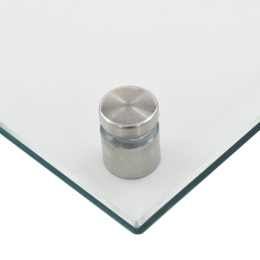 vidaXL Dosserets de cuisine 2 pcs transparent 70x60 cm verre trempé