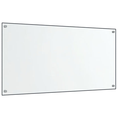 vidaXL Dosserets de cuisine 2 pcs transparent 80x40 cm verre trempé