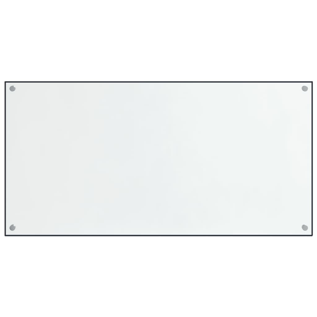 vidaXL Dosserets de cuisine 2 pcs transparent 80x60 cm verre trempé