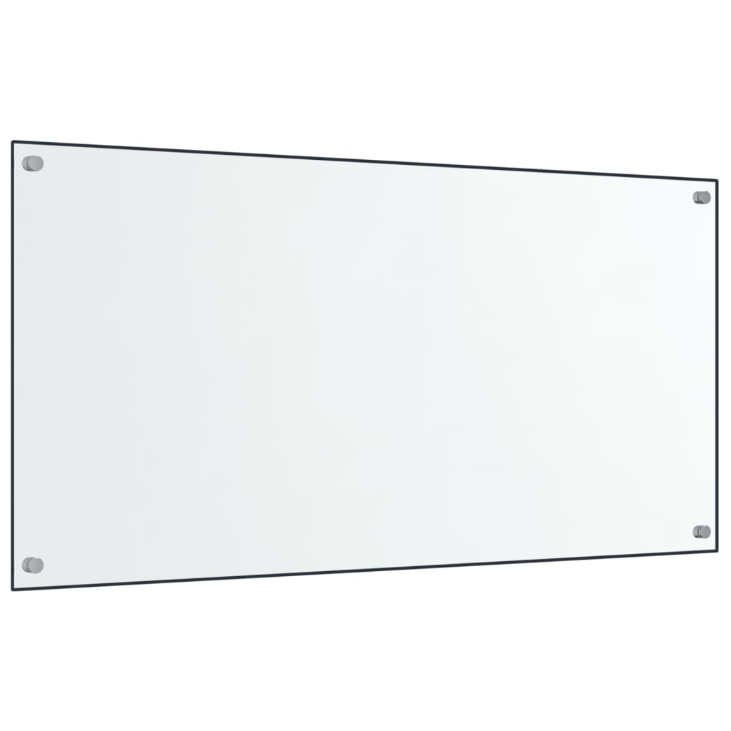 vidaXL Dosserets de cuisine 2 pcs transparent 80x60 cm verre trempé