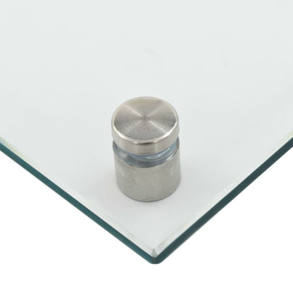 vidaXL Dosserets de cuisine 2 pcs transparent 80x60 cm verre trempé