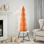 vidaXL Arbre de Noël en bois pour décoration 112 cm bois de pin massif
