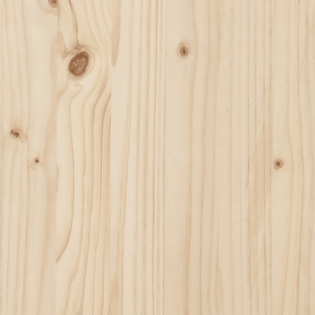 vidaXL Arbre de Noël en bois pour décoration 69,5cm bois massif de pin