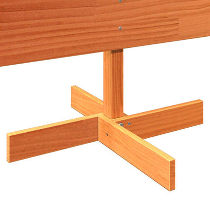 vidaXL Arbre de Noël en bois pour décoration 150 cm bois de pin massif
