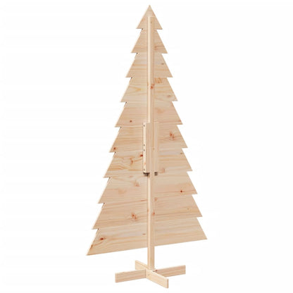 vidaXL Arbre de Noël en bois pour décoration 180 cm bois massif de pin