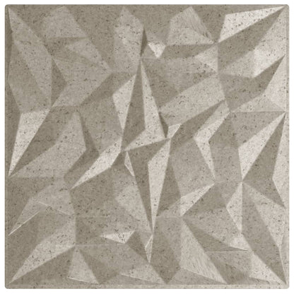 vidaXL Panneaux muraux 24 pcs béton 50x50 cm XPS 6 m² améthyste
