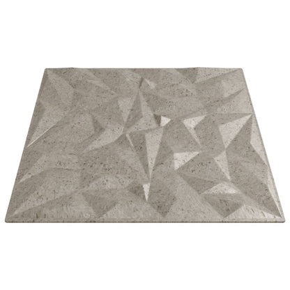 vidaXL Panneaux muraux 24 pcs béton 50x50 cm XPS 6 m² améthyste