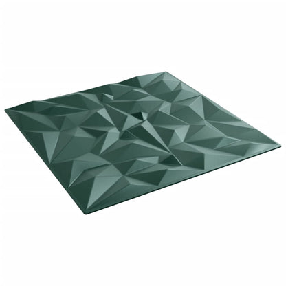 vidaXL Panneaux muraux 48 pcs vert 50x50 cm XPS 12 m² améthyste