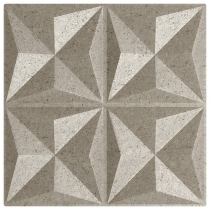 vidaXL Panneaux muraux 12 pcs béton 50x50 cm XPS 3 m² origami