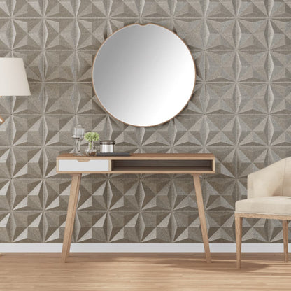 vidaXL Panneaux muraux 24 pcs béton 50x50 cm XPS 6 m² origami