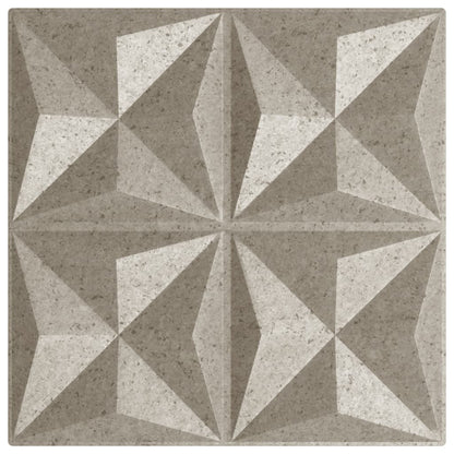 vidaXL Panneaux muraux 48 pcs béton 50x50 cm XPS 12 m² origami