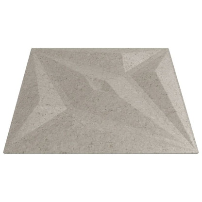 vidaXL Panneaux muraux 24 pcs béton 50x50 cm XPS 6 m² étoile