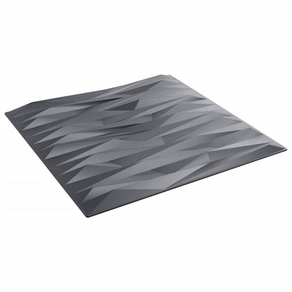 vidaXL Panneaux muraux 24 pcs gris 50x50 cm XPS 6 m² pierre