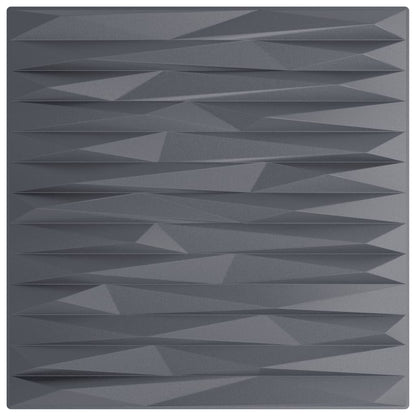 vidaXL Panneaux muraux 48 pcs gris 50x50 cm XPS 12 m² pierre