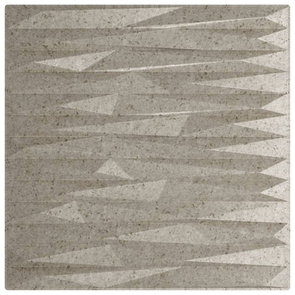 vidaXL Panneaux muraux 24 pcs béton 50x50 cm XPS 6 m² pierre