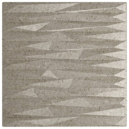 vidaXL Panneaux muraux 48 pcs béton 50x50 cm XPS 12 m² pierre