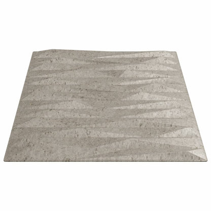 vidaXL Panneaux muraux 48 pcs béton 50x50 cm XPS 12 m² pierre