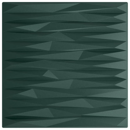 vidaXL Panneaux muraux 12 pcs vert 50x50 cm XPS 3 m² pierre