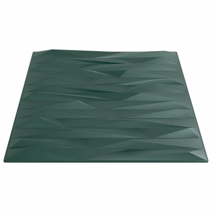 vidaXL Panneaux muraux 12 pcs vert 50x50 cm XPS 3 m² pierre