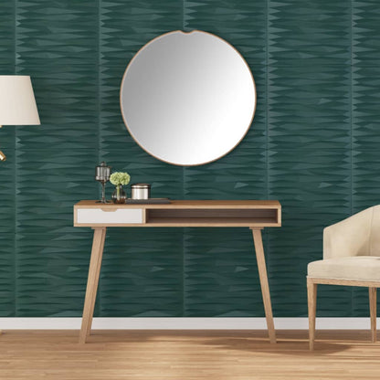vidaXL Panneaux muraux 48 pcs vert 50x50 cm XPS 12 m² pierre