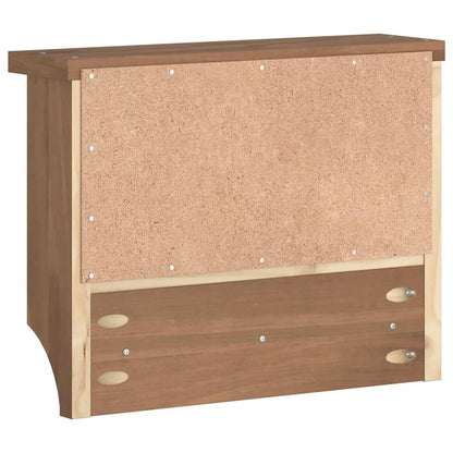 vidaXL Porte-manteau mural SANDNES 45x12x35 cm bois massif pin