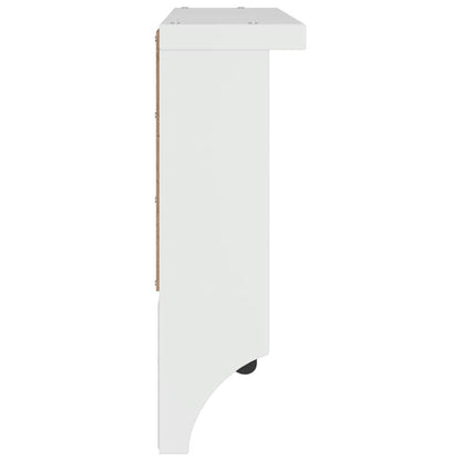 vidaXL Porte-manteau mural SANDNES blanc 45x12x35 cm bois massif pin