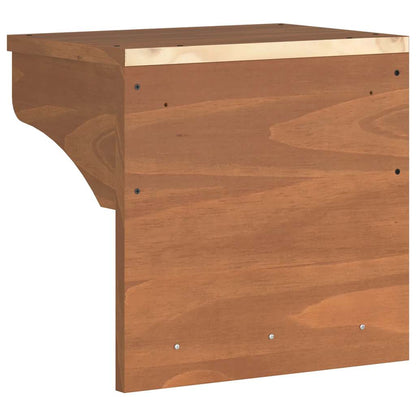 vidaXL Porte-manteau mural SANDNES 43x30x42 cm bois massif pin