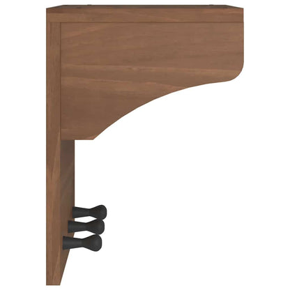 vidaXL Porte-manteau mural SANDNES 43x30x42 cm bois massif pin