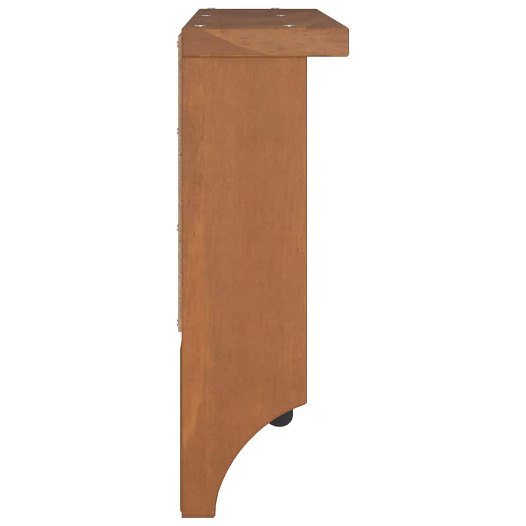 vidaXL Porte-manteau mural SANDNES 87x12x35 cm bois massif pin
