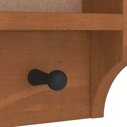 vidaXL Porte-manteau mural SANDNES 87x12x35 cm bois massif pin