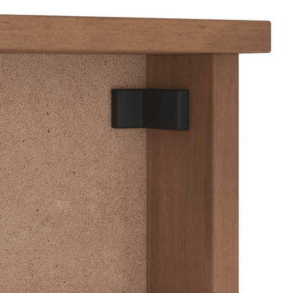 vidaXL Porte-manteau mural SANDNES 87x12x35 cm bois massif pin