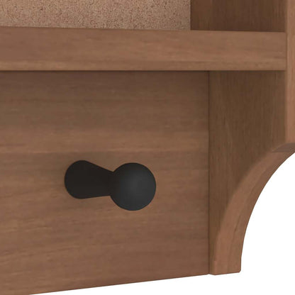 vidaXL Porte-manteau mural SANDNES 87x12x35 cm bois massif pin
